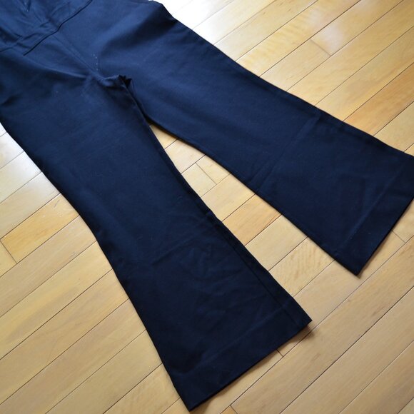 SPANX The Perfect Sleeveless Ponte Flare Stretch Jumpsuit Womens Size XL - Picture 3 of 11